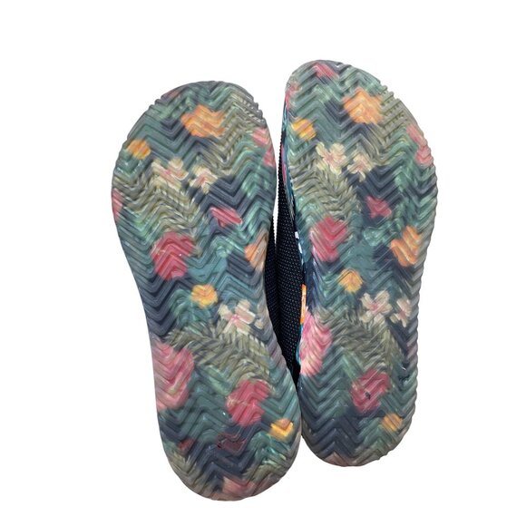 NOBULL Womans Black Floral Canvas Low Sneakers Sz 10.5 SKU 9587 - Picture 4 of 15